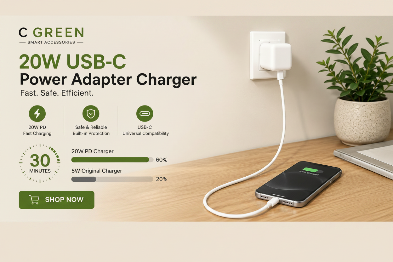 20W USB-C Charger Banner 1920x1080